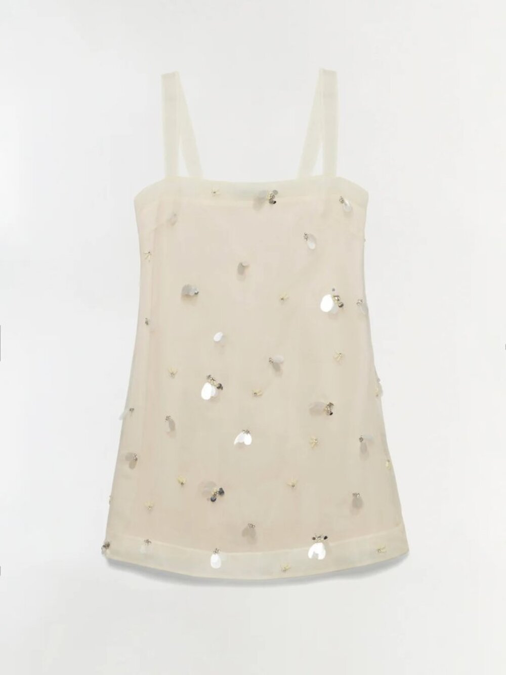 SIMKHAI Sumi Embellished Organza Mini Dress